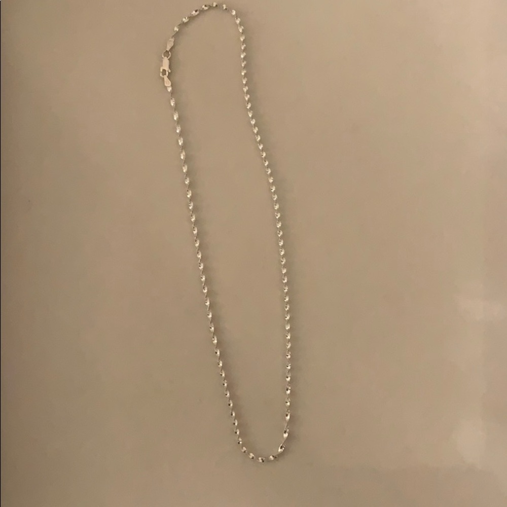 Delicate silver necklace